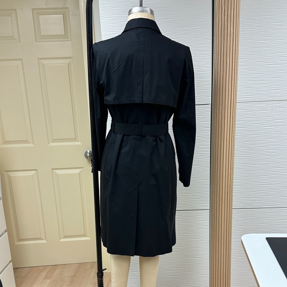 Massimo Dutti Black Trench Coat - Picture 3 of 7